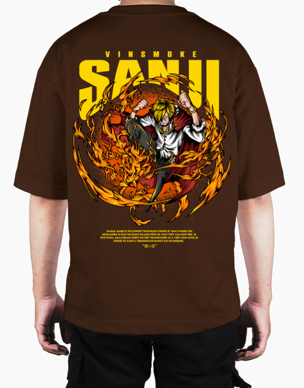Premium Oversize Drop Shoulder Tee – Samurai Tiger Streetwear | by GenGears in Pakistan