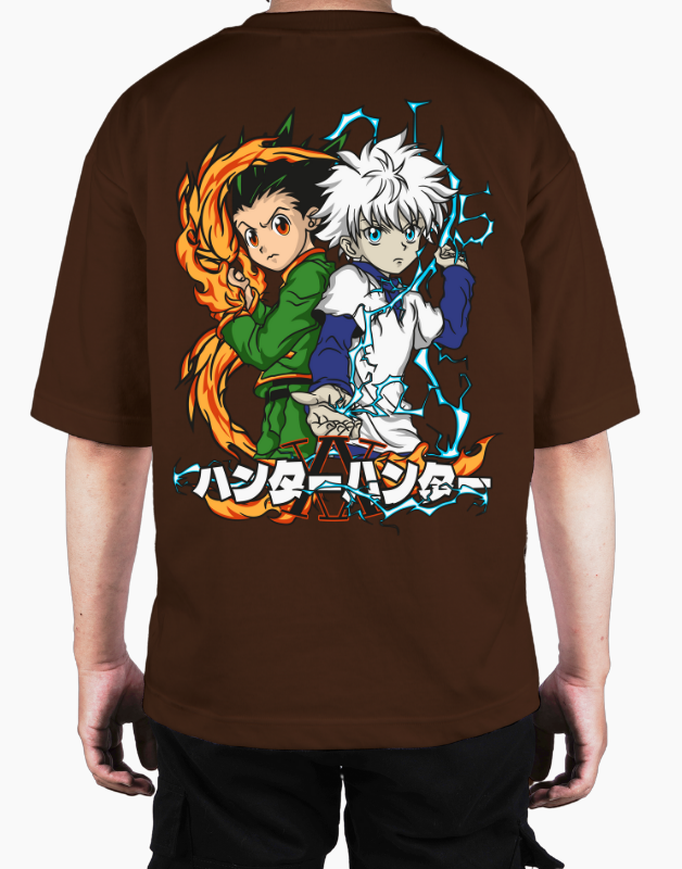 Premium Oversize Drop Shoulder Tee – Samurai Warriors × Flames Graphic | by GenGears in Pakistan