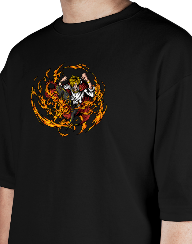 Premium Oversize Drop Shoulder Tee – Samurai Tiger Streetwear | by GenGears in Pakistan