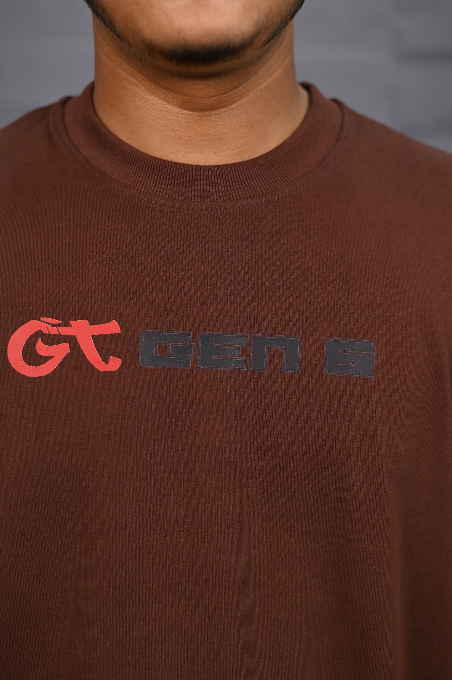 Premium Oversize Drop Shoulder Tee – Mustang Racing Graphic | by GenGears in Pakistan