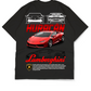 Oversize Drop Shoulder Lamborghini Huracán Tee By GenGears in Pakistan