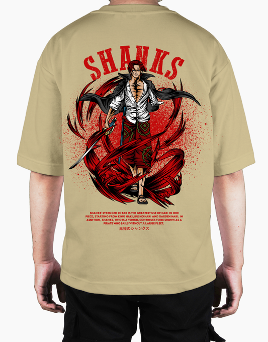 Premium Oversize Drop Shoulder Tee – Samurai Demon & Flames Graphic | by GenGears in Pakistan
