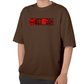 Premium Anime Oversize Drop Shoulder T-Shirt – Red Print & Character Design | by GenGears in Pakistan
