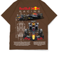 Premium Oversize Drop Shoulder Tee – Red Bull Racing Graphic | by GenGears in Pakistan
