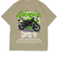 Oversize Drop Shoulder Motorbike Racing Tee By GenGears in Pakistan