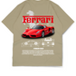 Oversize Drop Shoulder Car Collection Tee by GenGears in Pakistan