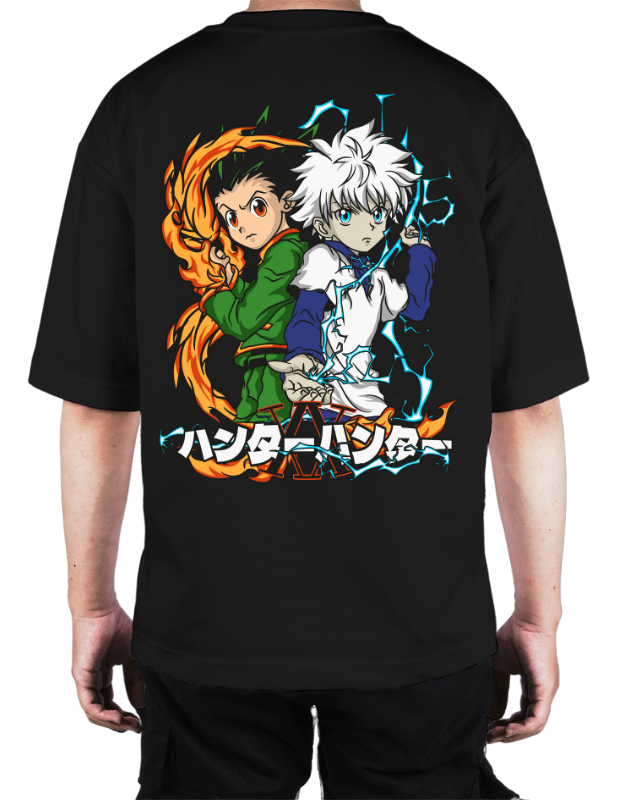 Premium Oversize Drop Shoulder Tee – Samurai Warriors × Flames Graphic | by GenGears in Pakistan