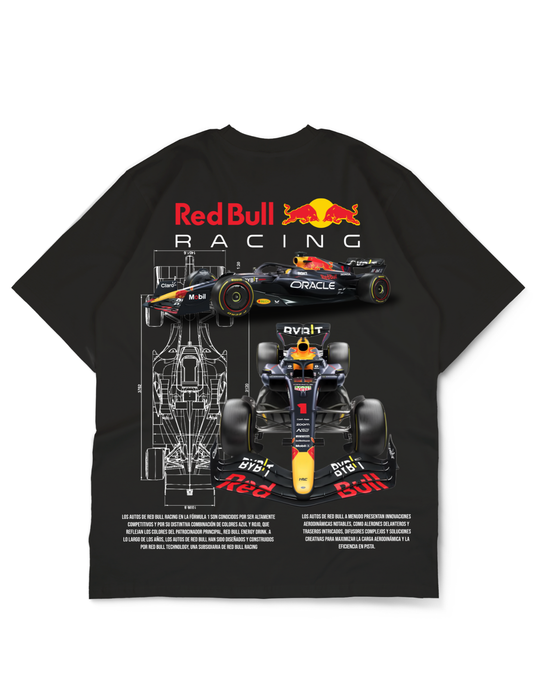 Premium Oversize Drop Shoulder Tee – Red Bull Racing Graphic | by GenGears in Pakistan