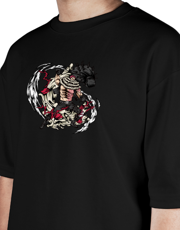 Premium Oversize Drop Shoulder Tee – Japanese Dragon Streetwear | by GenGears in Pakistan