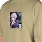 Premium Oversize Drop Shoulder Tee – Anime Gojo Satoru Graphic | by GenGears in Pakistan