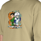 Premium Oversize Drop Shoulder Tee – Samurai Warriors × Flames Graphic | by GenGears in Pakistan
