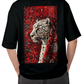 Premium Oversize Drop Shoulder Tee – Samurai Warrior Print | by GenGears in Pakistan