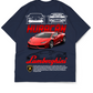 Oversize Drop Shoulder Lamborghini Huracán Tee By GenGears in Pakistan