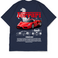 Oversize Drop Shoulder Car Collection Tee by GenGears in Pakistan