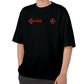 Premium Oversize Drop Shoulder Tee – Samurai Warrior Print | by GenGears in Pakistan