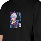 Premium Oversize Drop Shoulder Tee – Anime Gojo Satoru Graphic | by GenGears in Pakistan