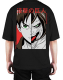 Premium Oversize Drop Shoulder Tee – Anime Sukuna Graphic | by GenGears in Pakistan