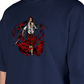 Premium Oversize Drop Shoulder Tee – Samurai Demon & Flames Graphic | by GenGears in Pakistan