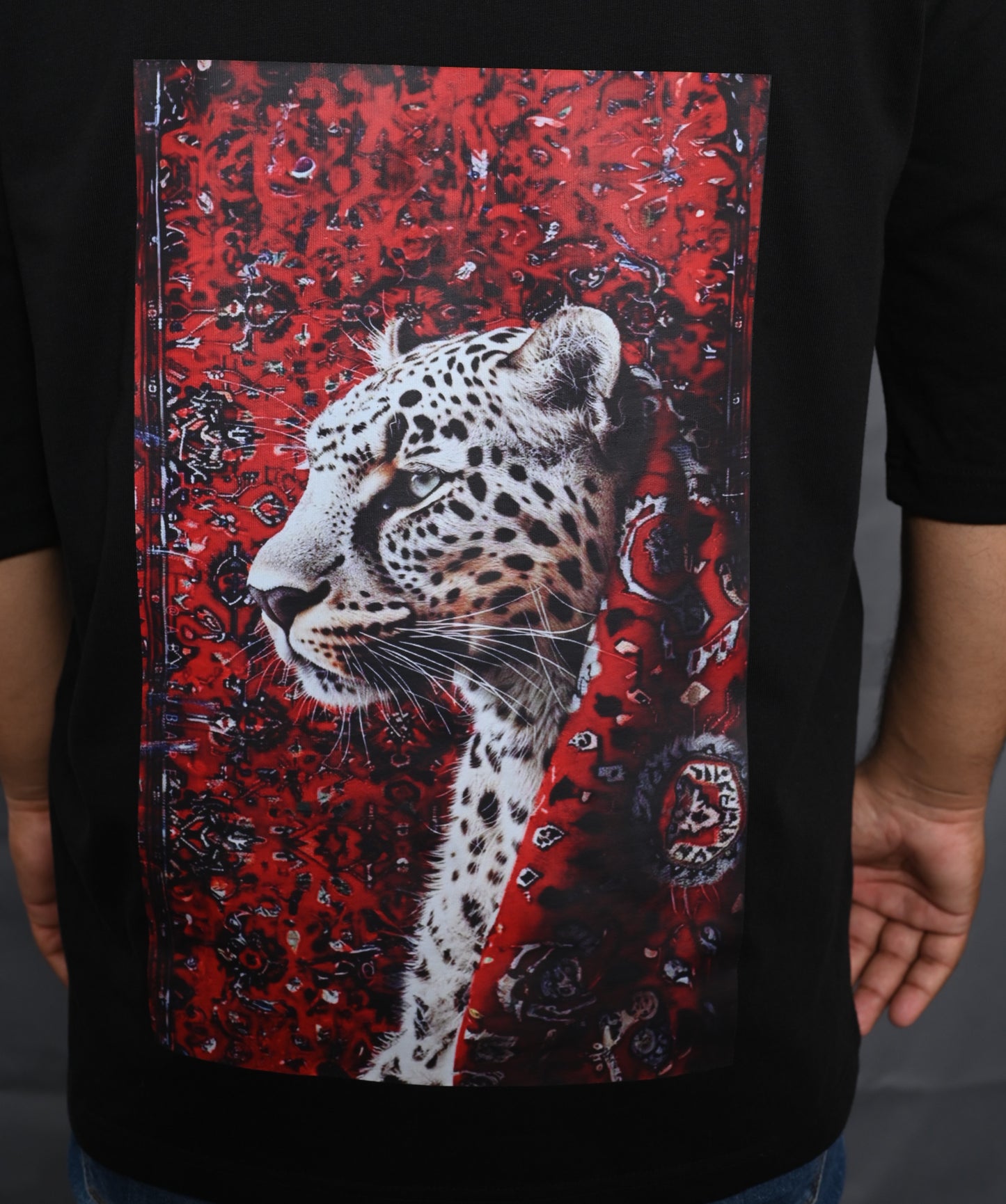 Premium Oversize Drop Shoulder Tee – Samurai Warrior Print | by GenGears in Pakistan