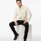 Men’s Premium Winter Sweatshirt with Fur Collar – Elegant Studio Edition